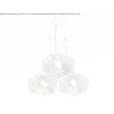 LED hanging lamp made of glass Leninsk