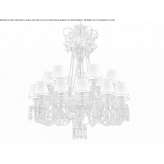 Crystal chandelier with Swarovski® crystals Yarove