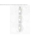 LED hanging lamp made of glass Leninsk