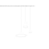 Metal hanging lamp Parita