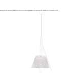 LED hanging lamp made of steel and wood Booral