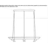 Adjustable metal LED chandelier Secuieni