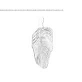 Cristalflex® LED hanging lamp Sesena