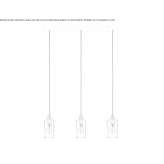 Glass pendant lamp Madulari