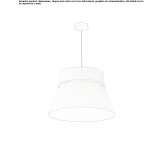 Polycarbonate hanging lamp Faenza