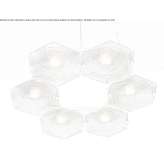 LED hanging lamp made of glass Leninsk