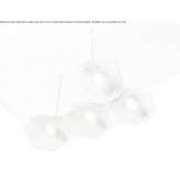 Lampa wisząca LED ze szkła Leninsk