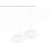 LED hanging lamp made of glass Leninsk