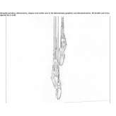 Halogen crystal pendant lamp Balgach