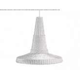 Lampa wisząca z tkanej wikliny Chermen