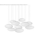 LED hanging lamp made of stainless steel Sucevita