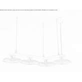 Lampa wisząca LED ze szkła Leninsk