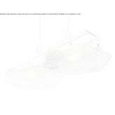 LED hanging lamp made of glass Leninsk