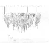 Metal LED hanging lamp Kunten