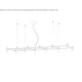 Pendant lamp made of powder-coated steel Harrold