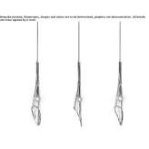 Halogen crystal pendant lamp Balgach
