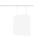 LED pendant lamp made of felt Pretzier