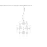 Brass pendant lamp Lenti