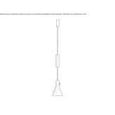 Metal LED hanging lamp Neves