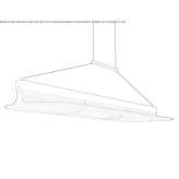 LED hanging lamp made of wooden veneer Neerkant