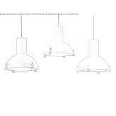 Swivel aluminum LED hanging lamp Accadia