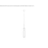 LED hanging lamp made of borosilicate glass Maripa