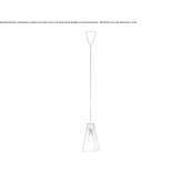 Glass pendant lamp Bolme