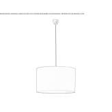 Fabric hanging lamp Louvres