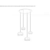 LED hanging lamp Mercer