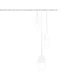 LED pendant lamp made of felt Pretzier