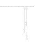 Lampa wisząca LED z mosiądzu i szkła Roncade
