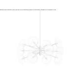 Crystal and metal hanging lamp Gosheim