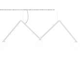 Aluminum LED hanging lamp Seck