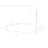 Obrotowa aluminiowa lampa wisząca LED Korfez