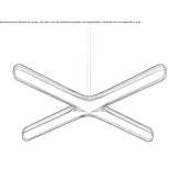 LED hanging lamp made of polycarbonate and acrylic Patlicha