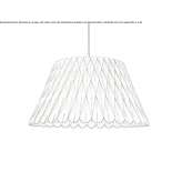 Handmade hanging lamp made of wooden veneer Chelan