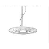 LED hanging lamp made of blown glass Artern