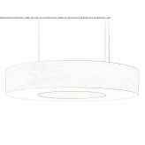 Ręcznie robiona lampa wisząca z forniru drewnianego Cowfold