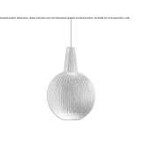 Lampa wisząca z tkanej wikliny Chermen