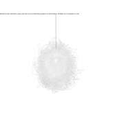 LED hanging lamp made of stainless steel Kanne