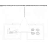 Aluminum LED hanging lamp Canby