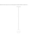 Lampa wisząca LED z metalu i szkła Perelyub