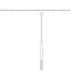 Stalowa lampa wisząca LED Busca