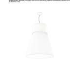 Polycarbonate hanging lamp Faenza