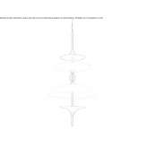 LED hanging lamp made of glass and aluminum Safyany