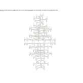 Chandelier made of die-cast aluminum Oliena