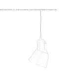 Obrotowa miedziana lampa wisząca Dornhan