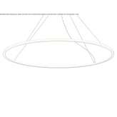 Aluminiowa lampa wisząca LED Deruta