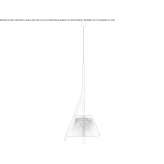 LED hanging lamp made of steel and wood Booral