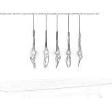 Halogen crystal pendant lamp Balgach